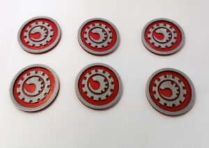GeneStealer Cult Objective markers Representing The Bladed Cog