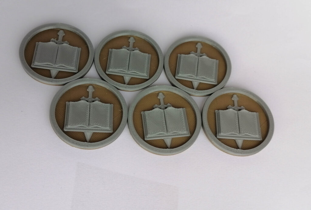 Space Marine Grey Knights Objective markers
