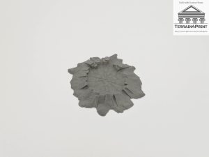 Battleground Single Crater Difficult Terrain Piece Type 1 for Table Top War Gaming